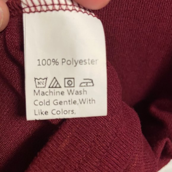 NWOT / SHEIN  / Red  Dress/  Long Sleeve / L - Picture 6 of 6